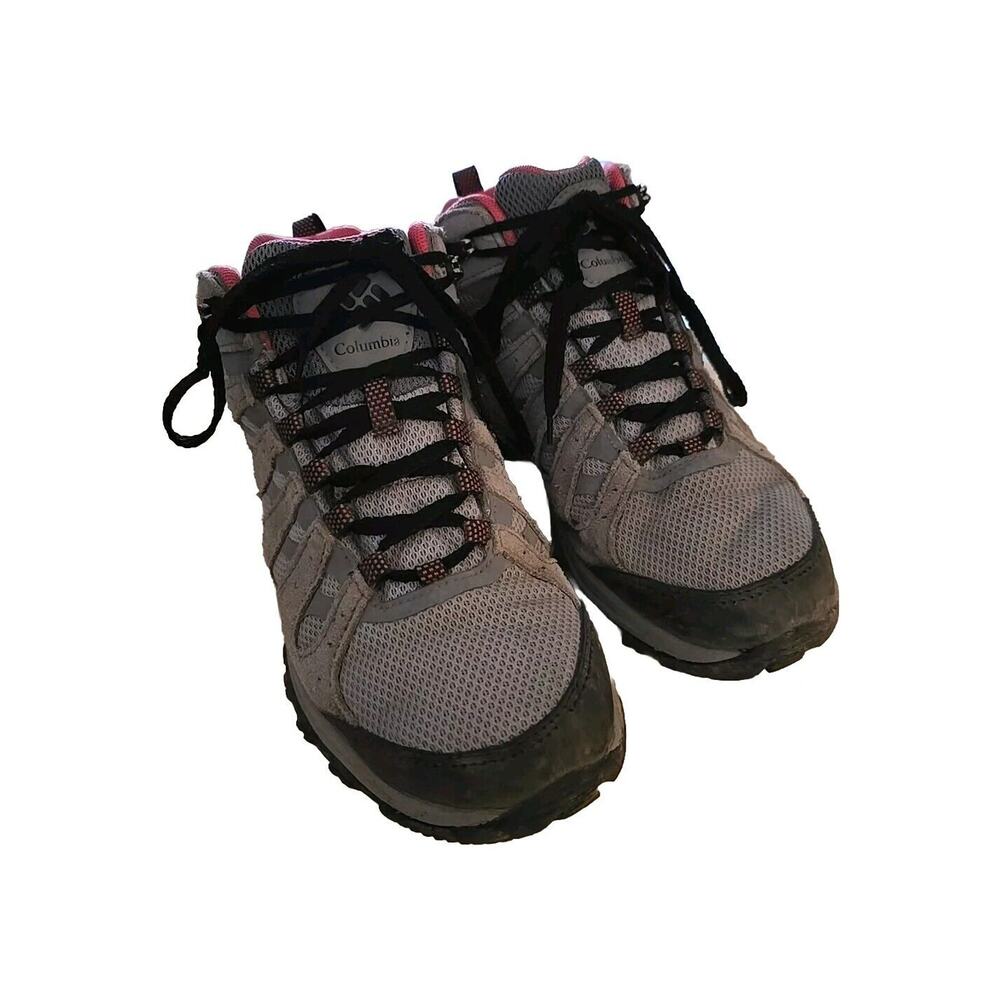 Columbia Redmond III Tan Mid Waterproof Outdoor Hiking Boots Womans Size 6.5